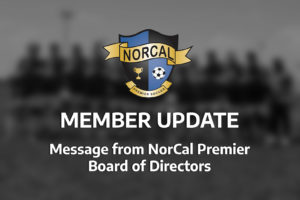 Read more about the article Message from NorCal Premier Board of Directors